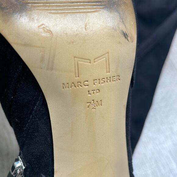 MARC FISHER LTD Black MLULONA Over The Knee Boot Women’s Size 7.5 - Picture 10 of 15